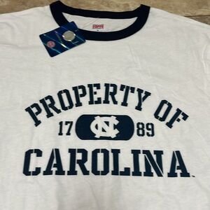 New Property of NORTH CAROLINA official licenses,unisex,new n.carolina NWT shirt